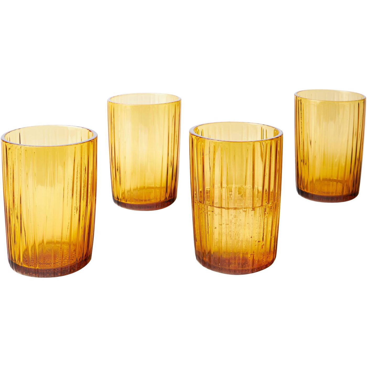 Set de 4 verres KUSINTHA ambres 28cl Bitz - Ambiance & Styles