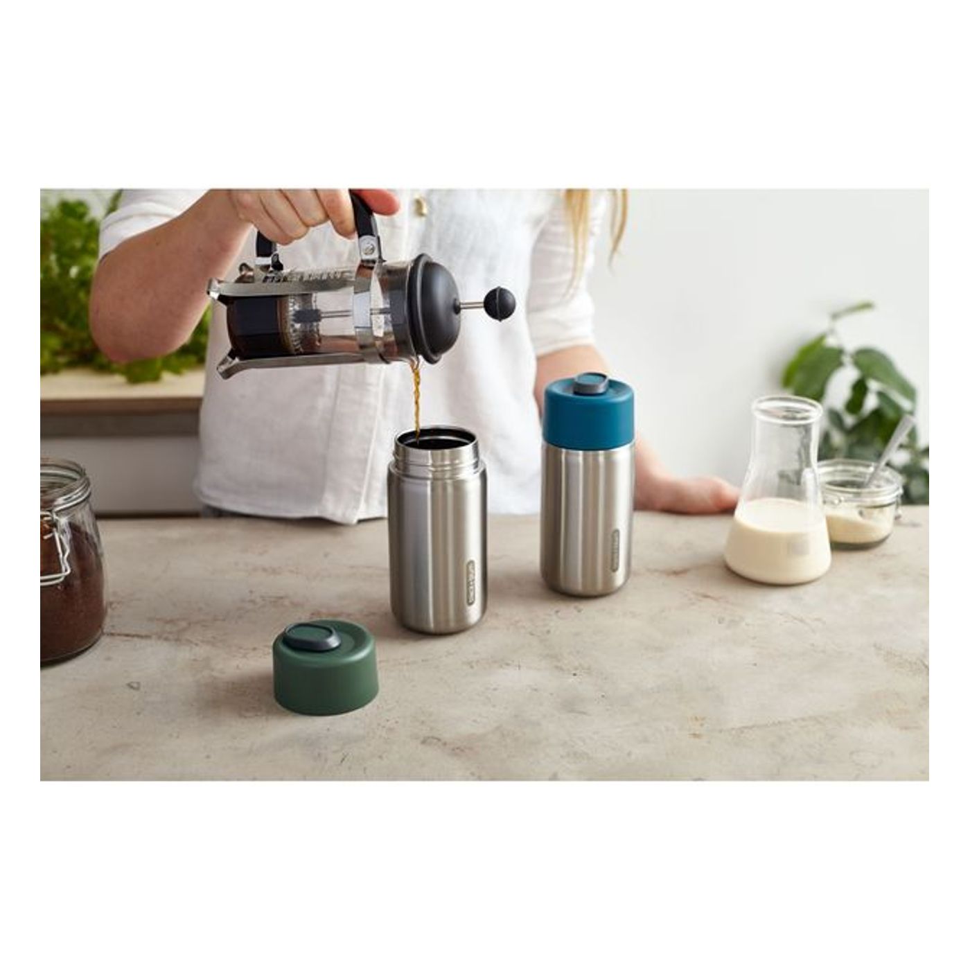 Mug isotherme inox 340 ml gris