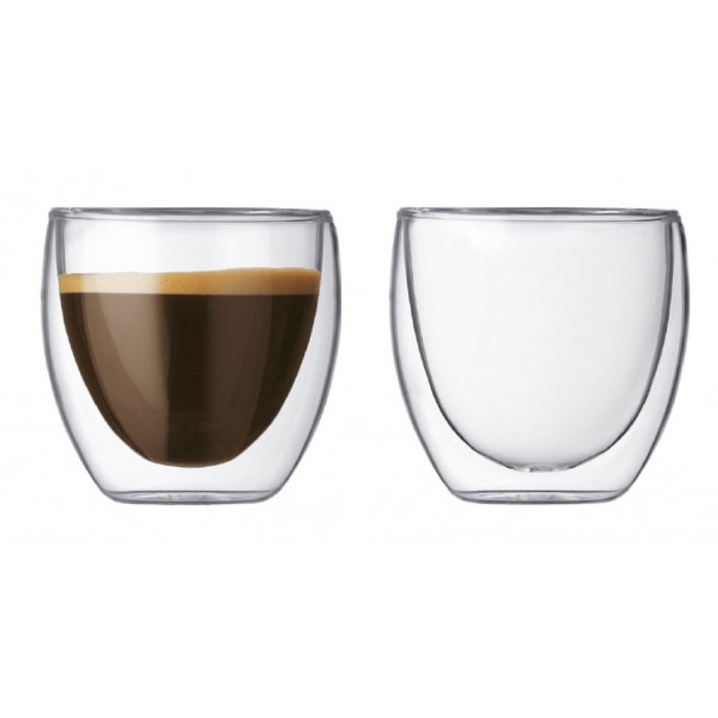 Coffret de 6 verres double paroi Pavina 8 cl