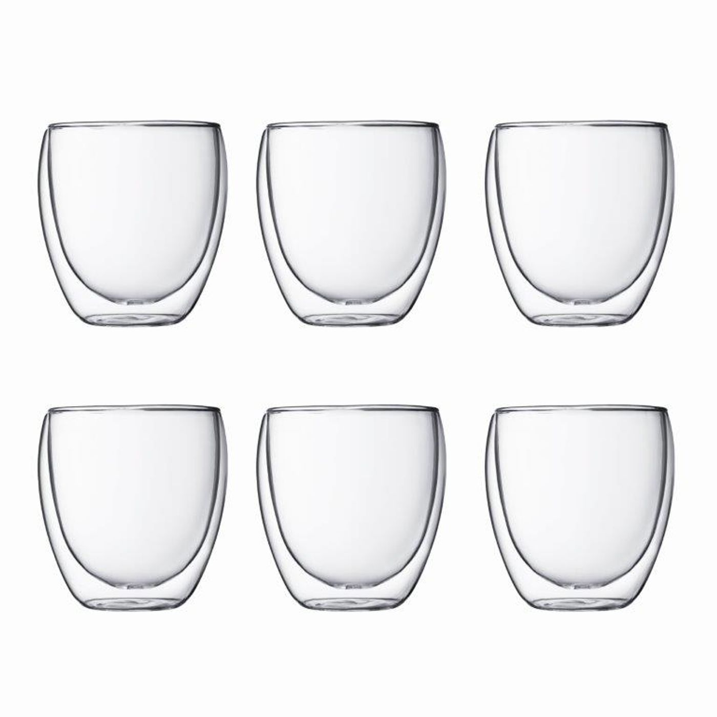 Coffret de 6 verres double paroi Pavina 25 cl