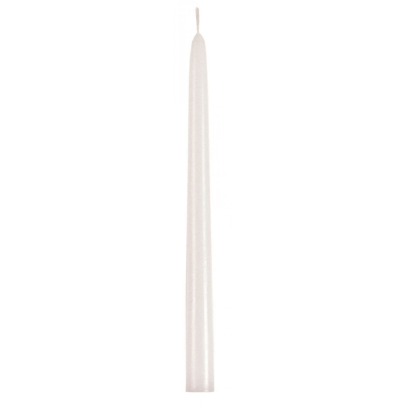 Bougie flambeau H. 29 cm blanc