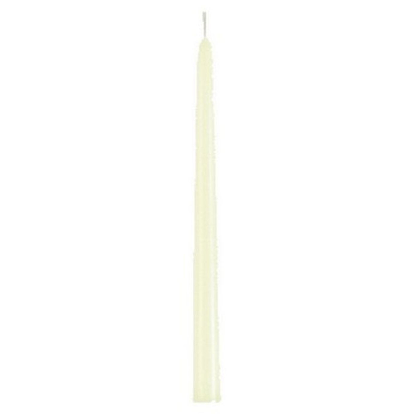 Bougie flambeau H. 29 cm ivoire