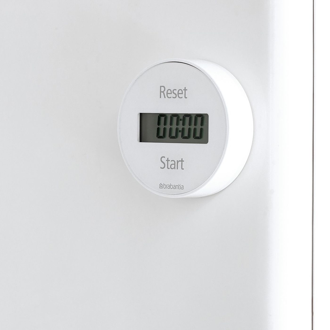 Minuteur digital magnétique blanc