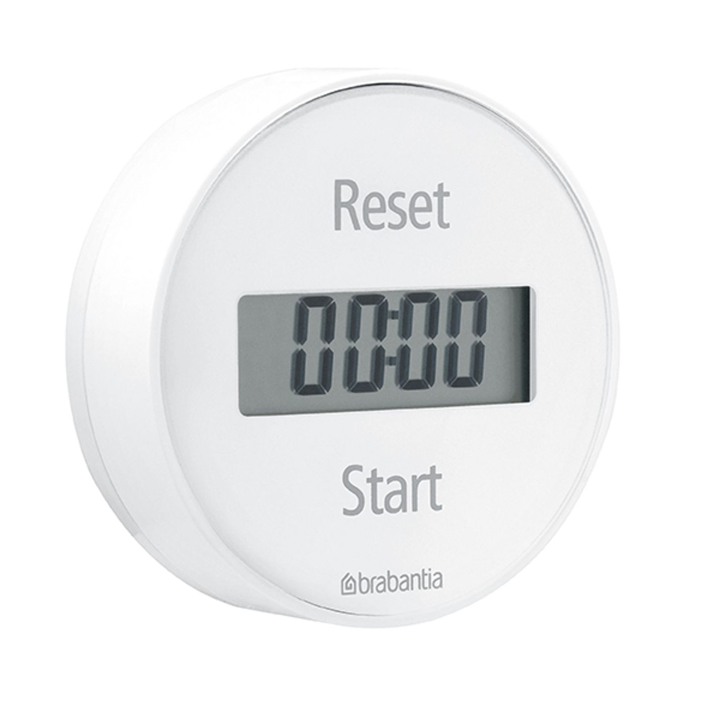 Minuteur digital magnétique blanc