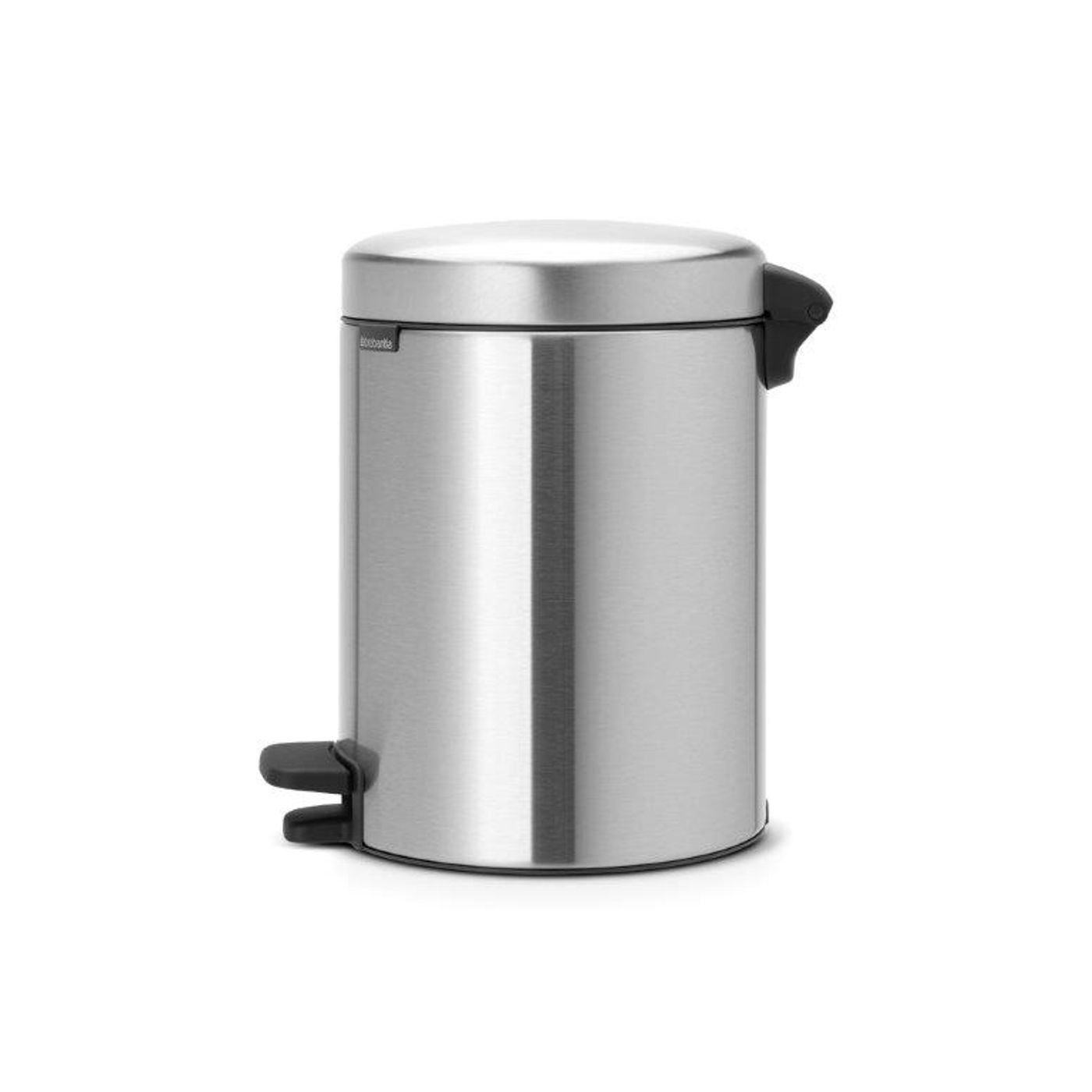 Poubelle à pédale New Icon 5L inox mat Fingerprint Proof