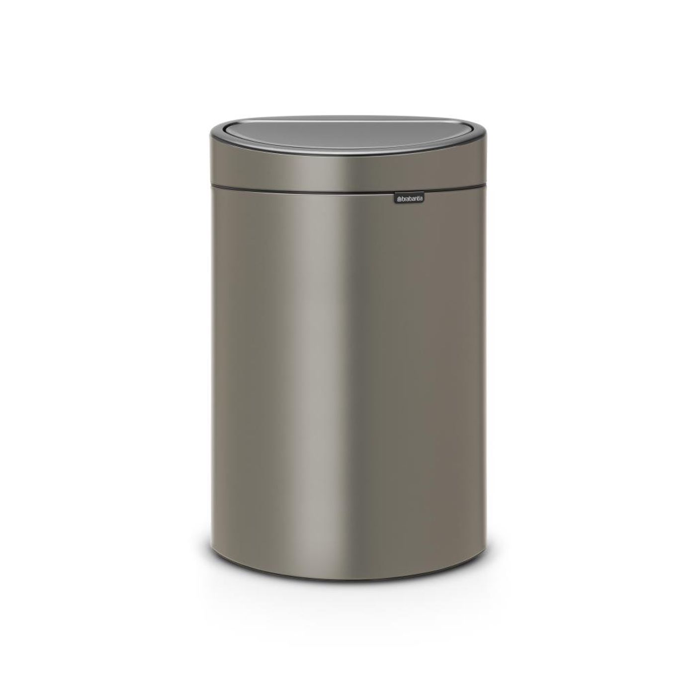 Poubelle Touch Bin New 40 L Platinium