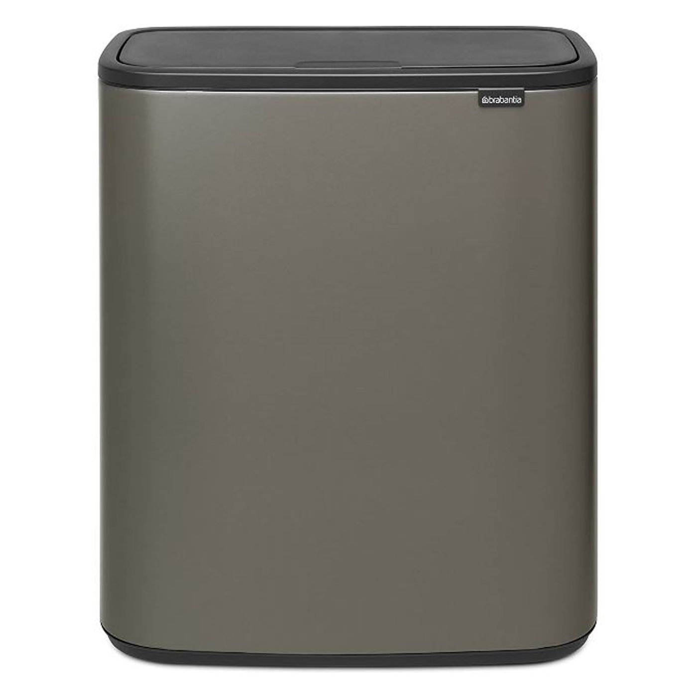 Poubelle Bo Touch Bin 2 x 30 L Platinium