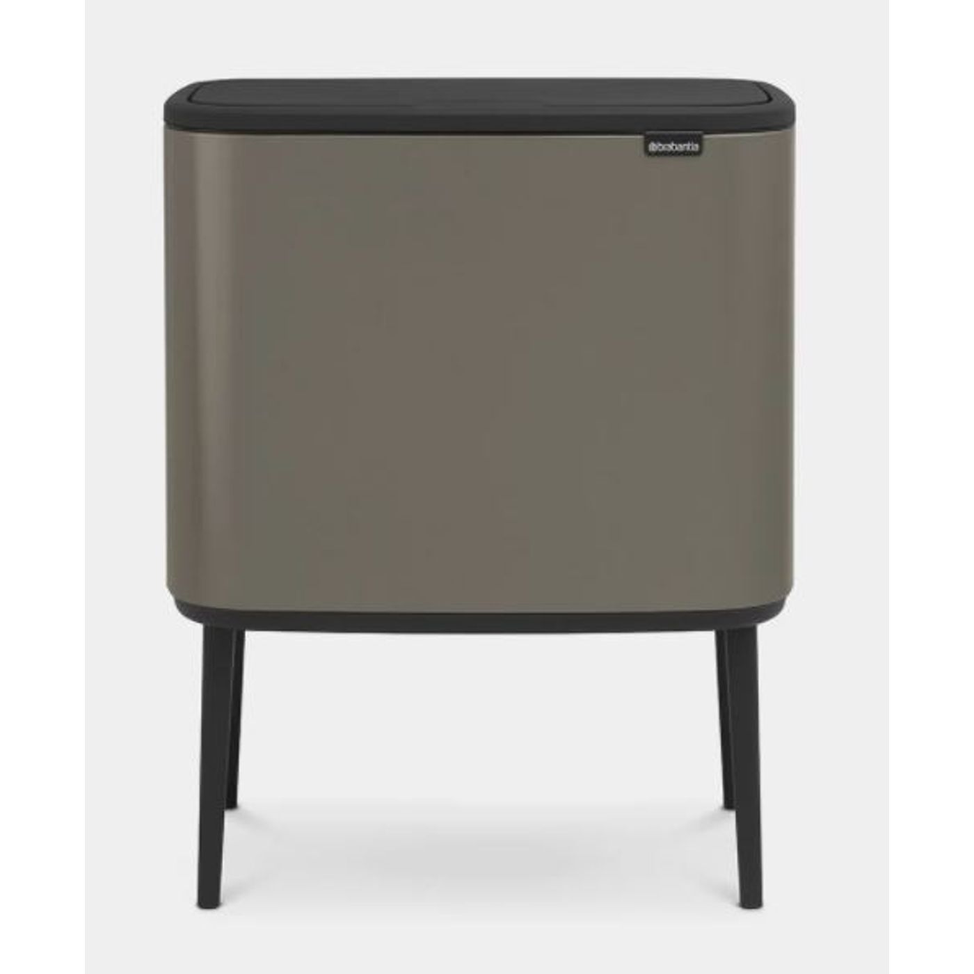 Poubelle Bo Touch bin 11+23L Platinium