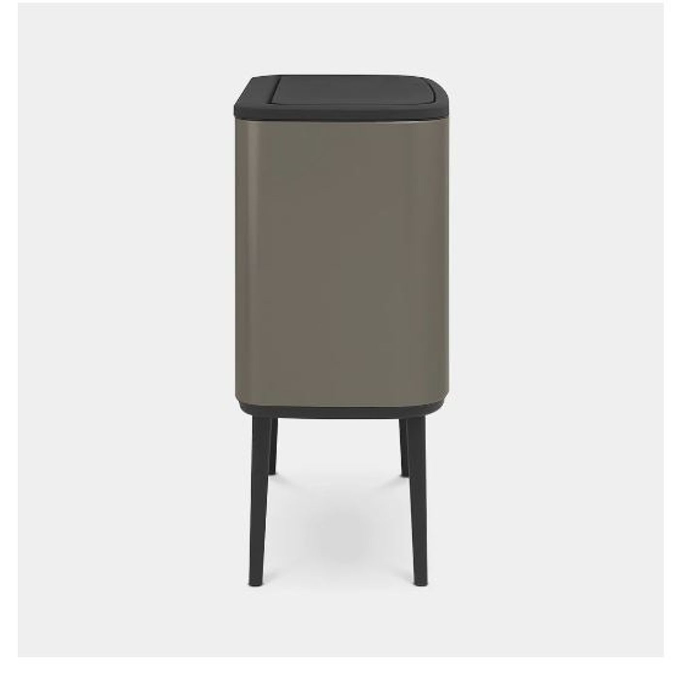 Poubelle Bo Touch bin 11+23L Platinium
