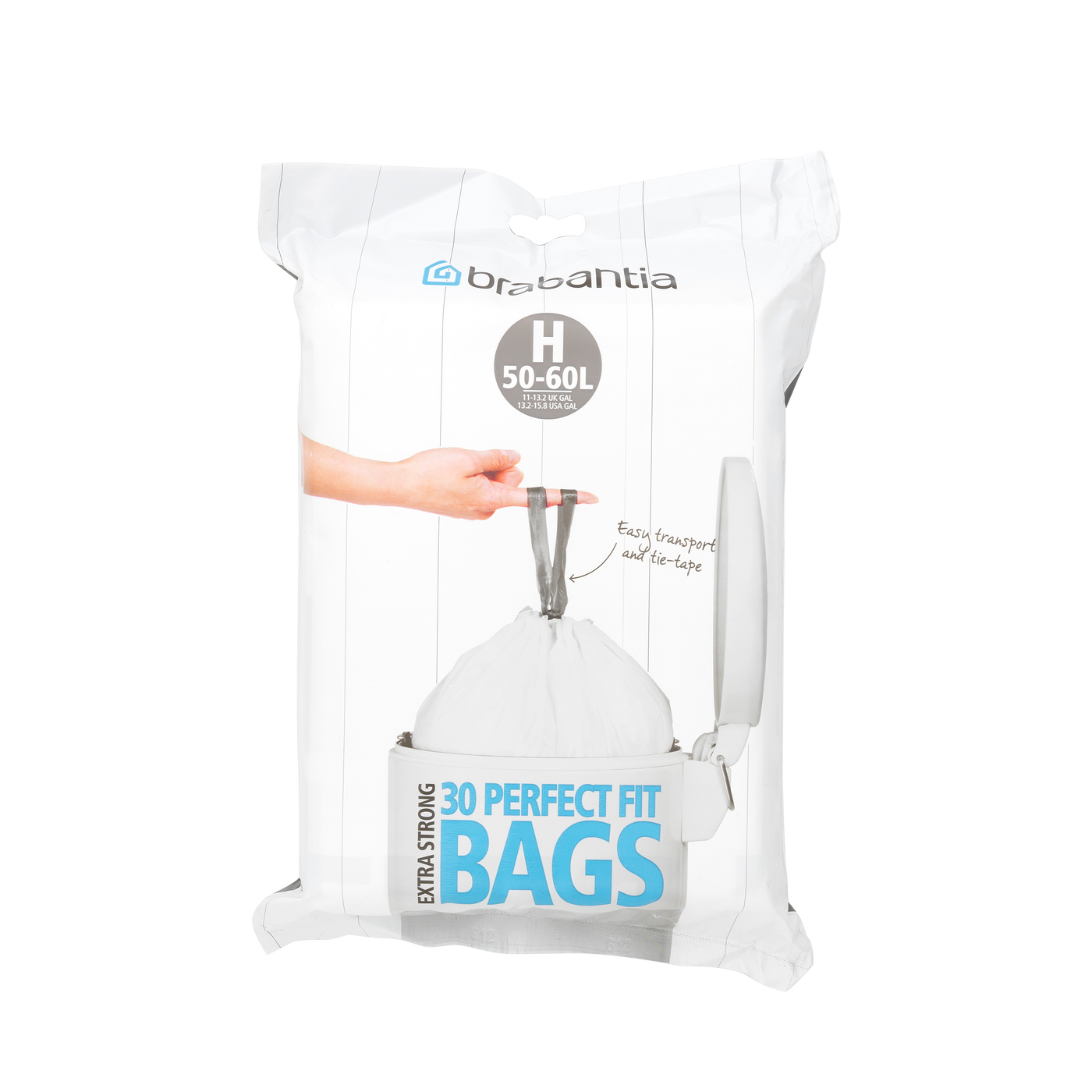 Sac poubelles 50 L rouleau 30 pièces