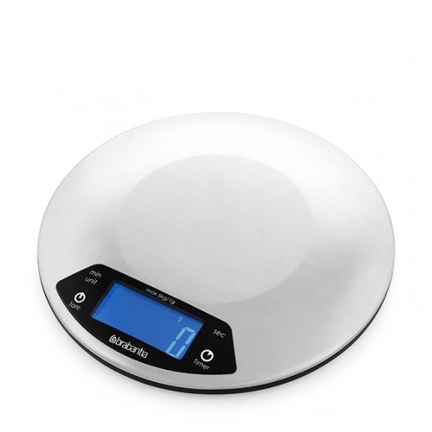 Balance de cuisine digitale ronde Matt Steel