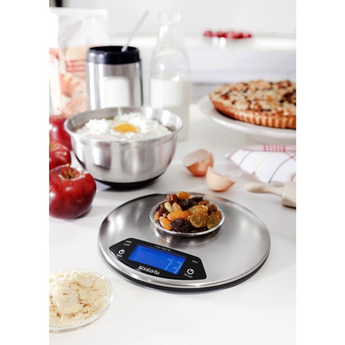 Balance de cuisine digitale ronde Matt Steel