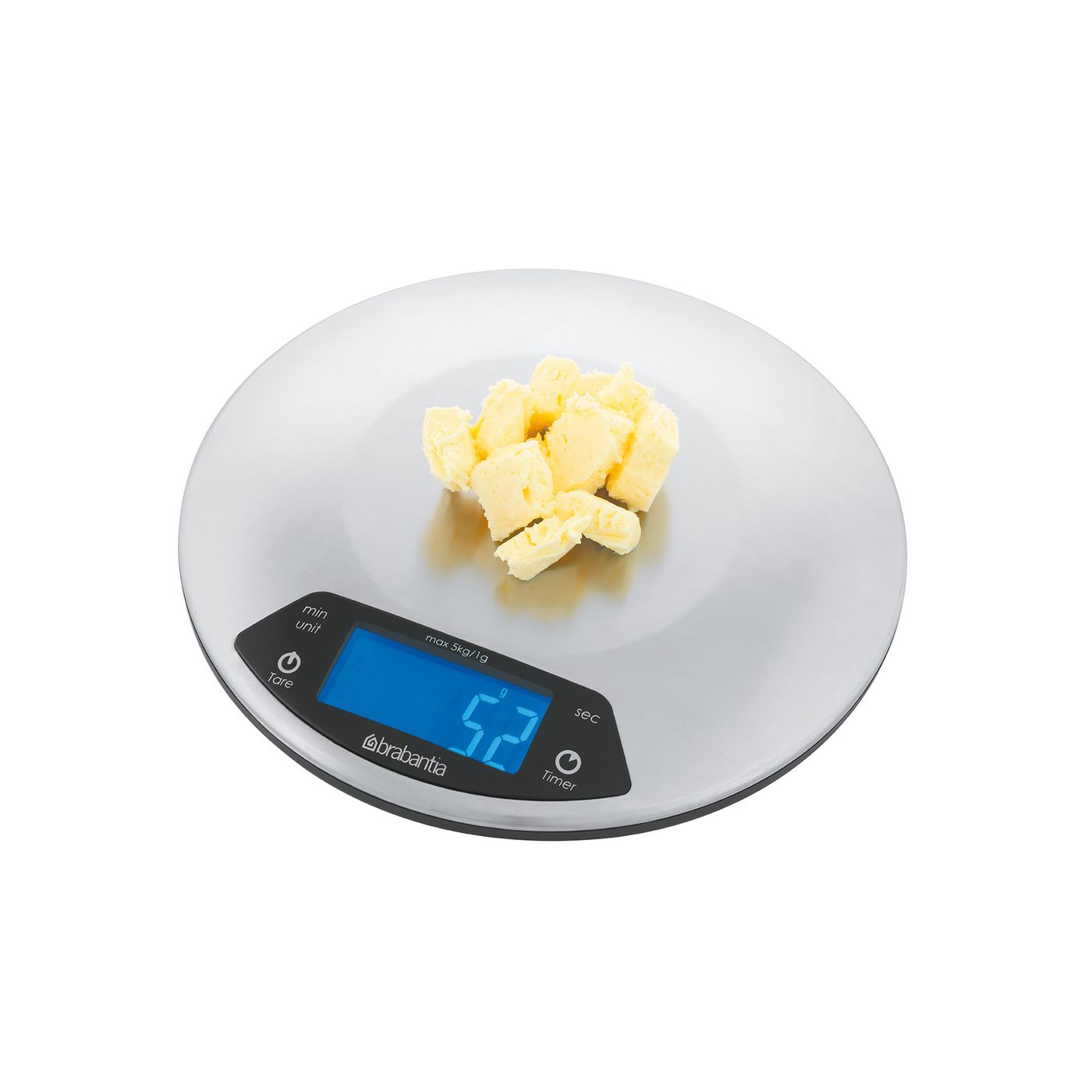 Balance de cuisine digitale ronde Matt Steel