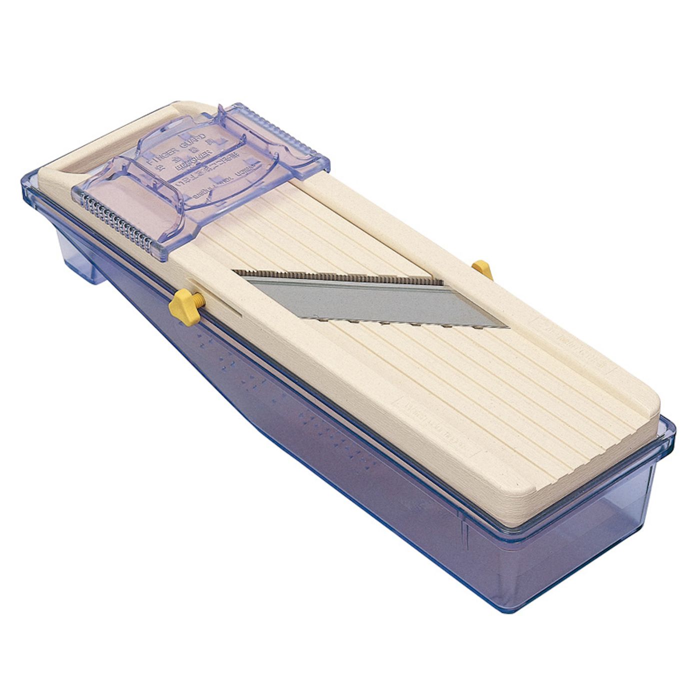 Mandoline japonaise 65 mm avec bac récupérateur