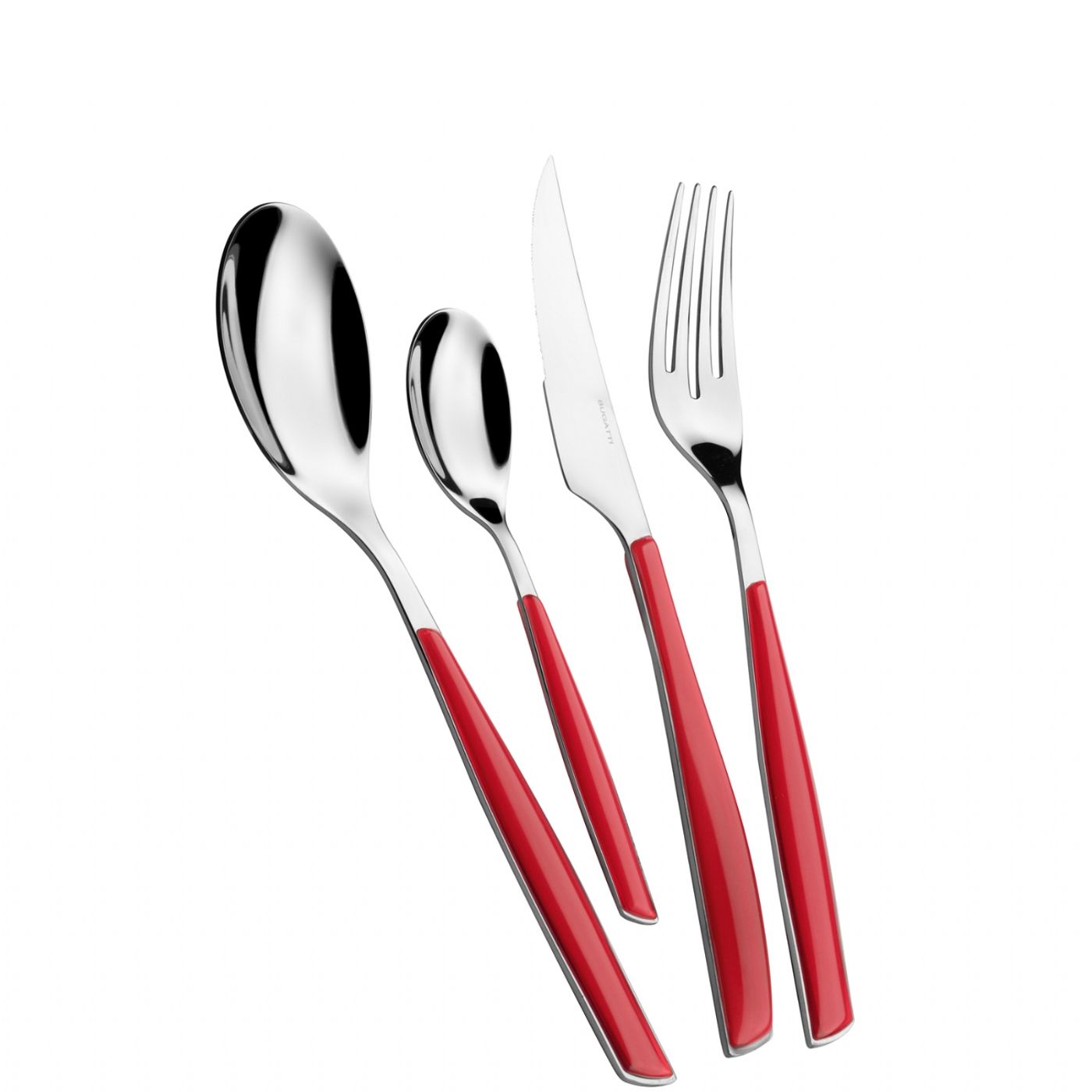 Cuillère à café GLAMOUR rouge