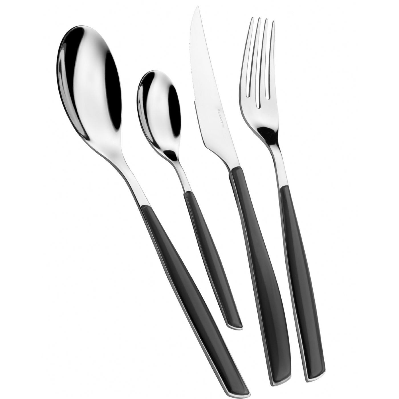 Cuillère de table Glamour noir fumé