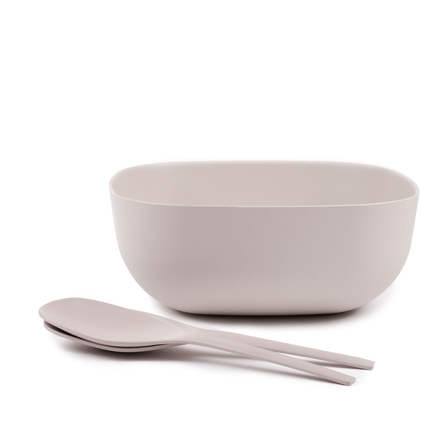 Saladier et Couverts à salade GUSTO crème