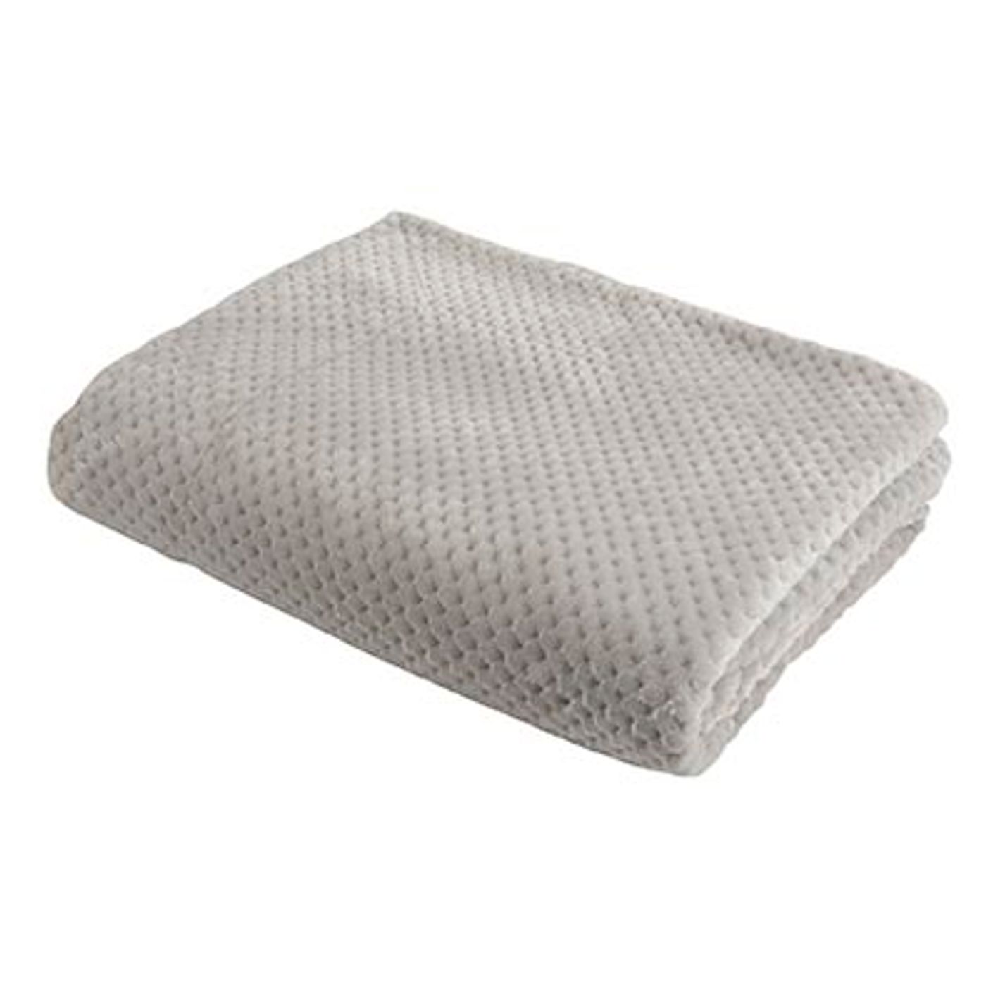Plaid Damier gris 130 x 170cm