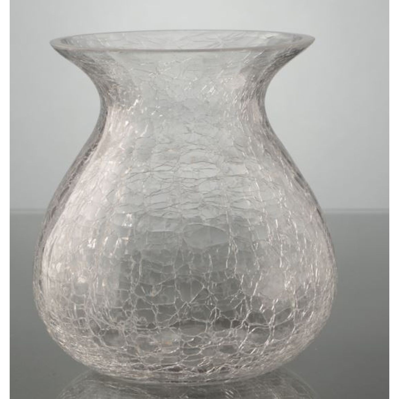 Vase craquelé H. 18 cm