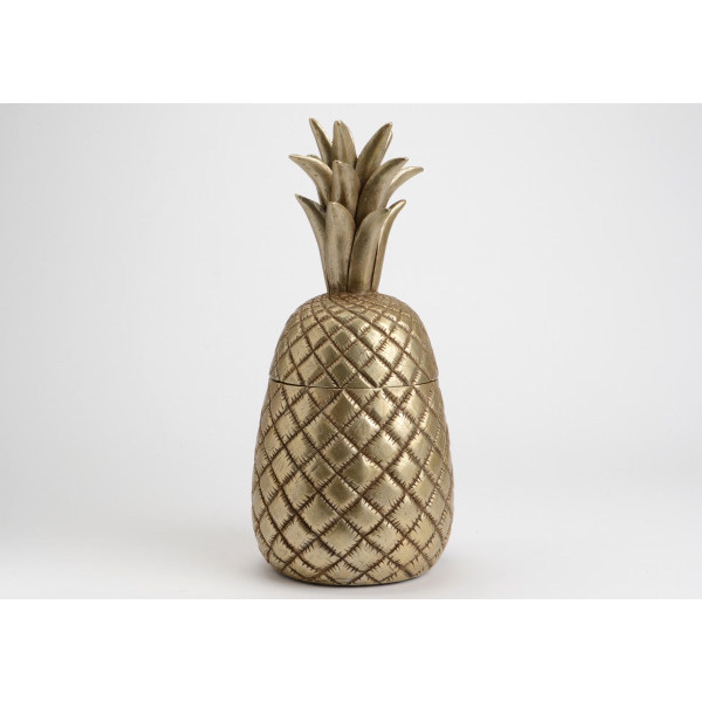 Boîte ananas gold 38 cm
