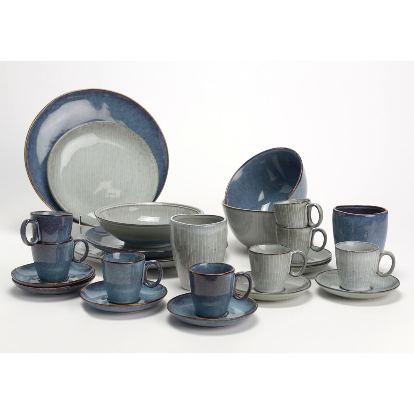 ASSIETTE CREUSE 18 cm Collection BRUME