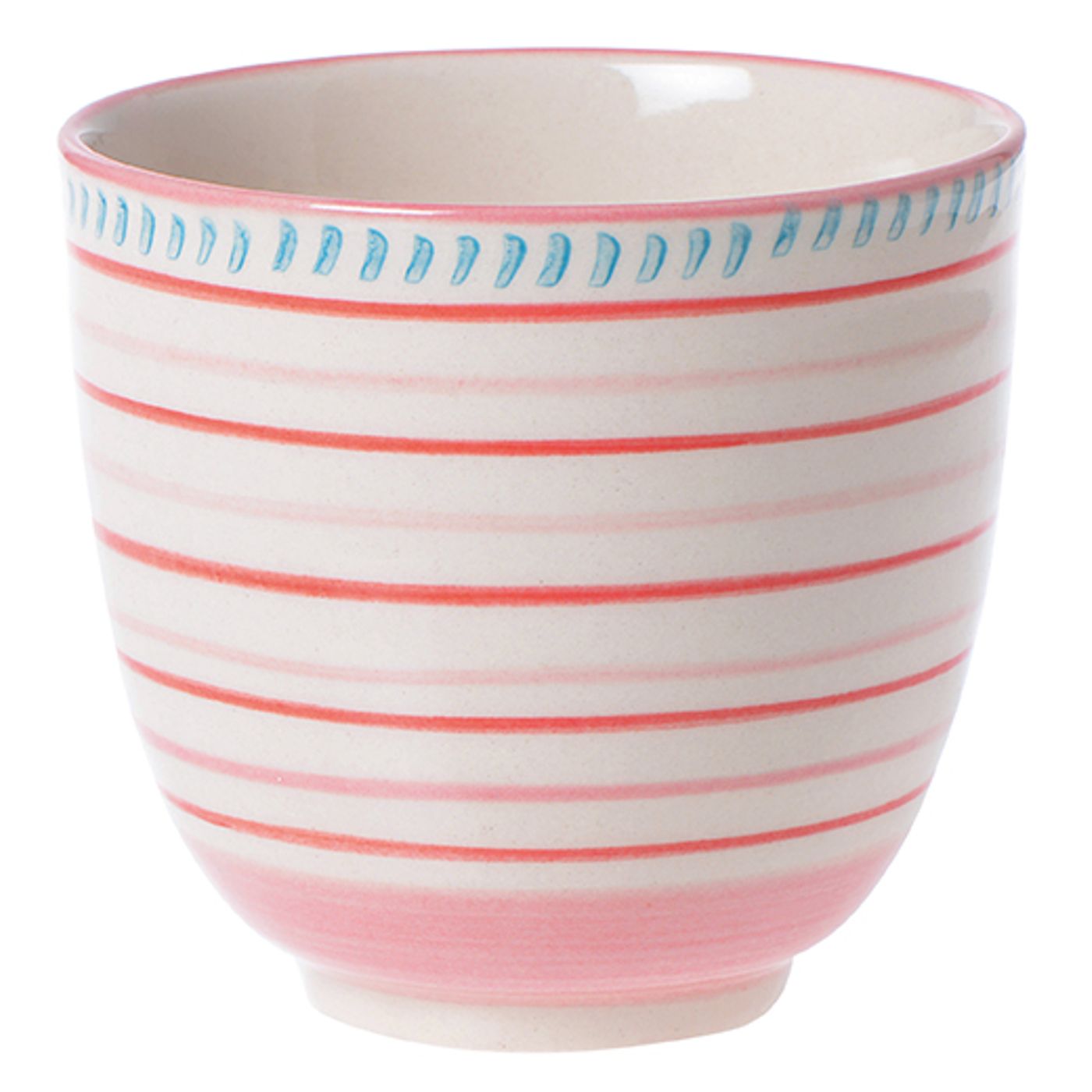 Gobelet Yucatan ligne rouge et rose