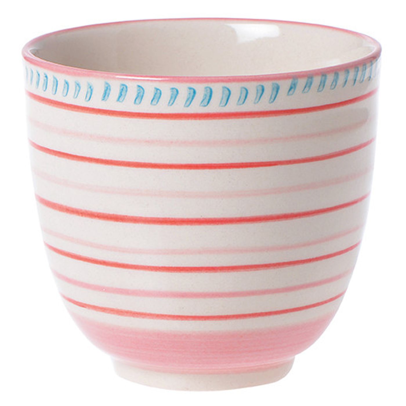 Gobelet Yucatan ligne rouge et rose