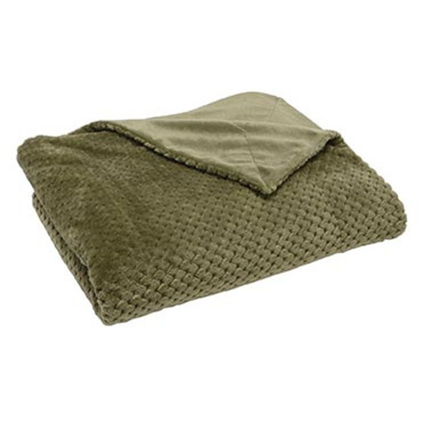 PLAID Damier KAKI 130 x 170cm
