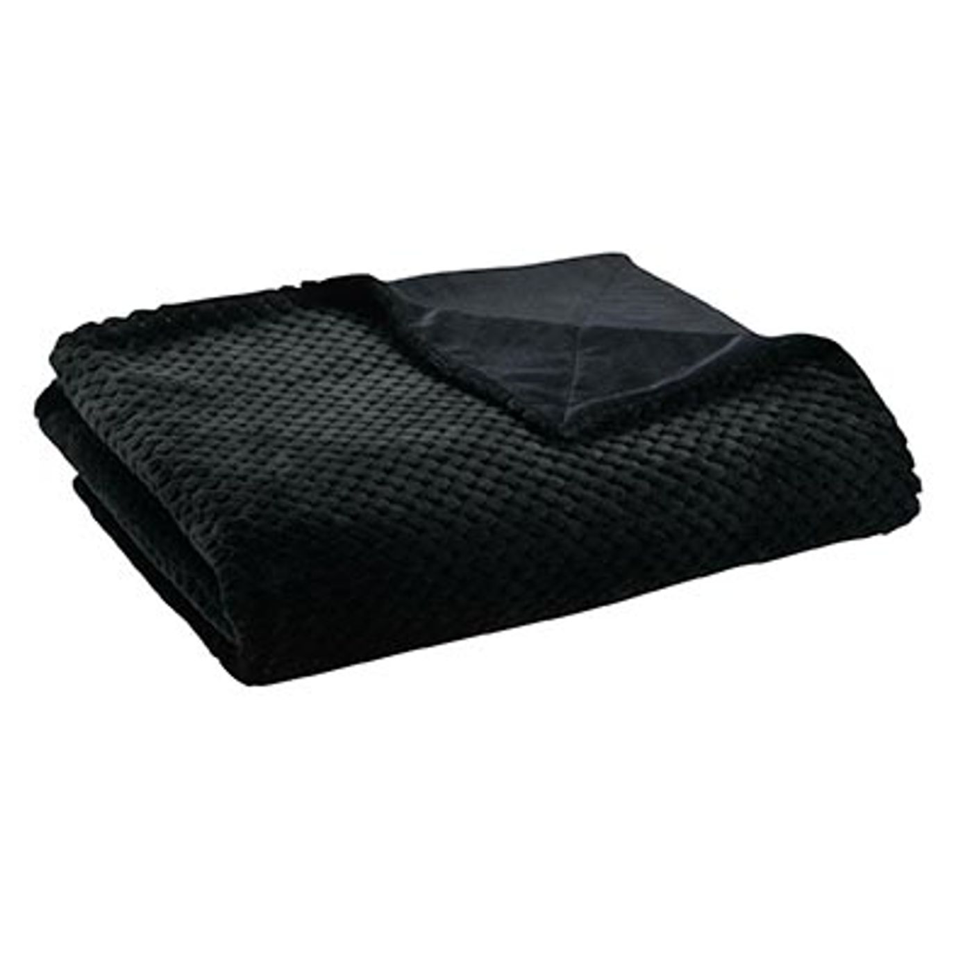 Plaid Damier noir 130 x 170cm