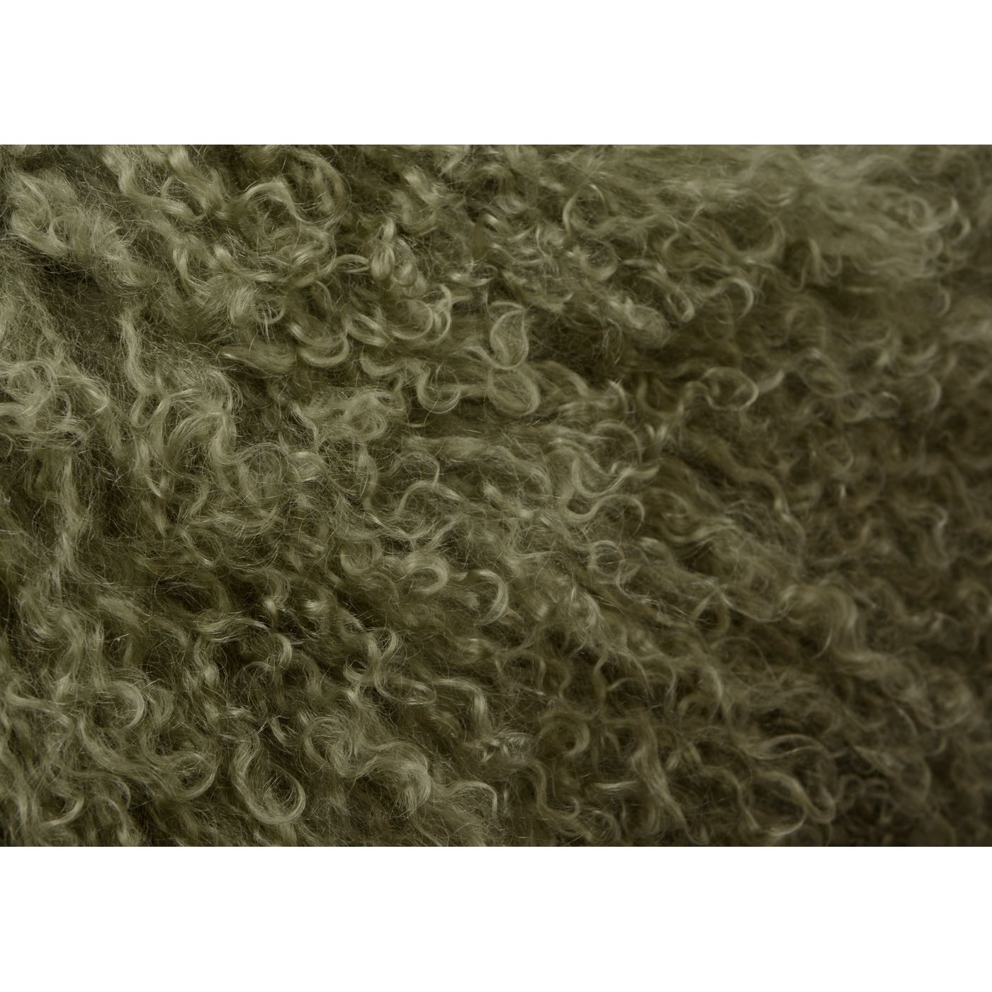 Coussin agneau kaki