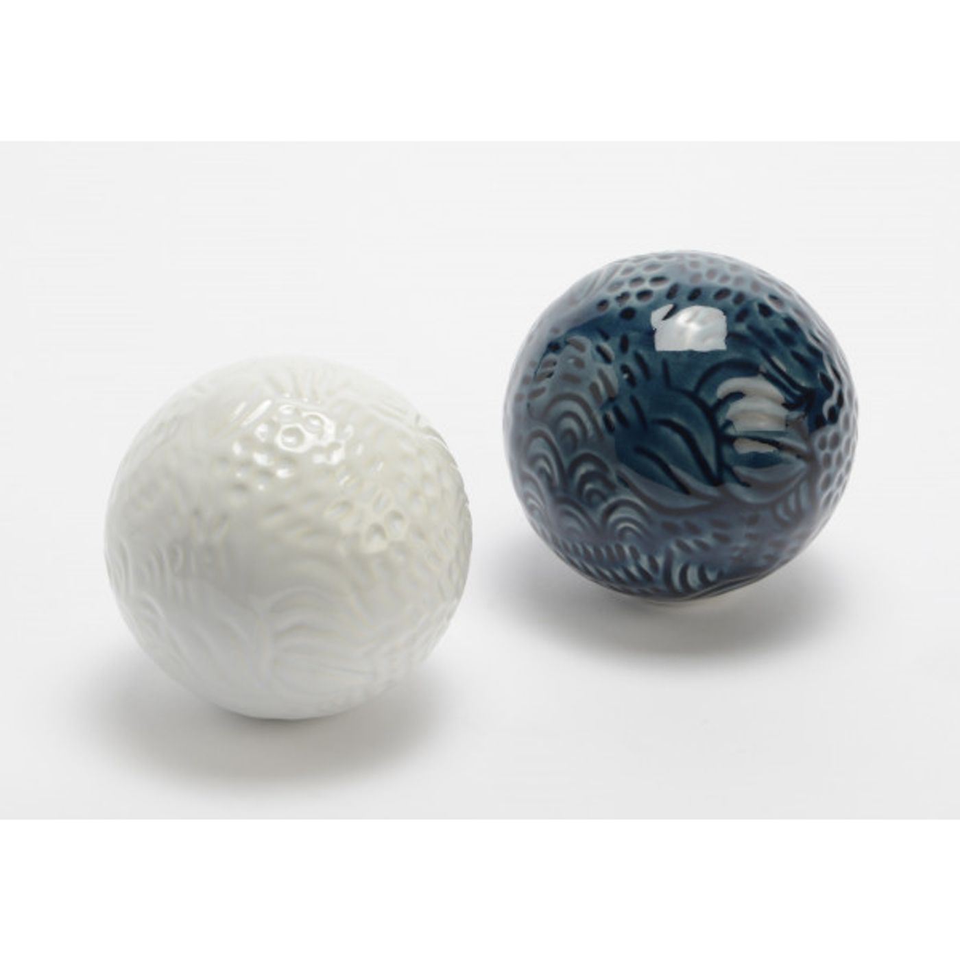Boule de décoration Aqua Blanche