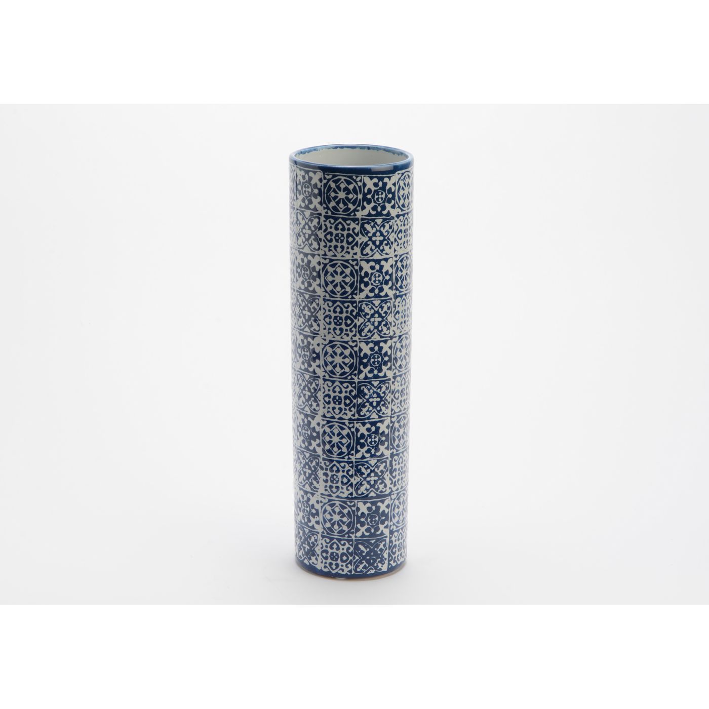 Vase tube Carreaux de ciment