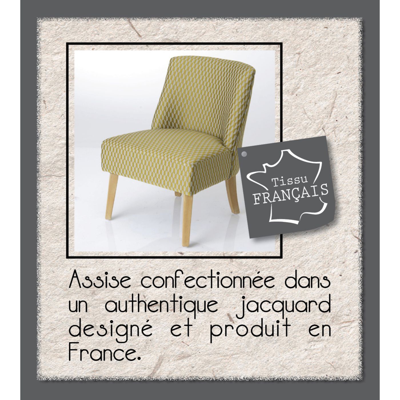 Fauteuil Otto jaune