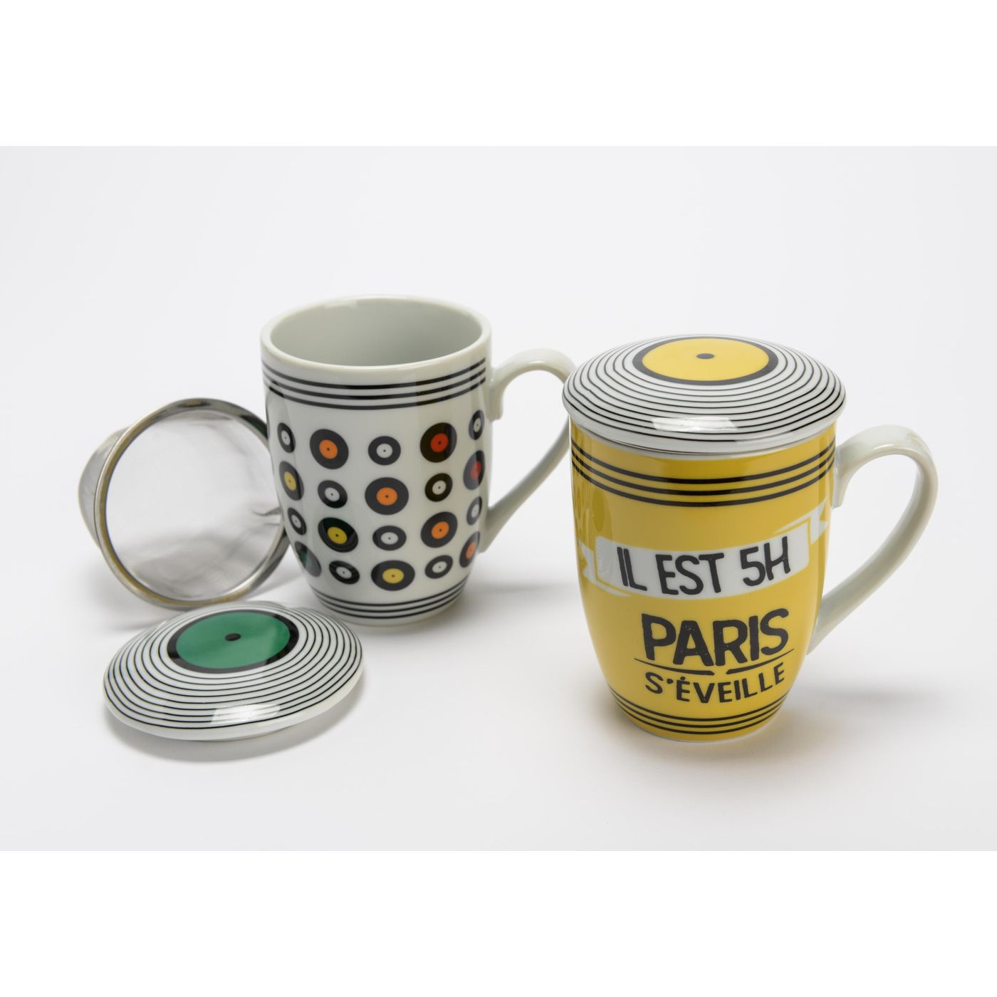 Mug rétro vinyle