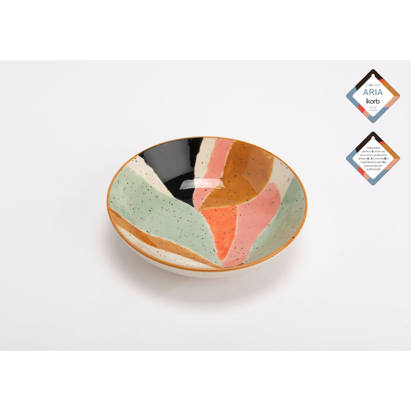 Assiette calotte 19 cm aria