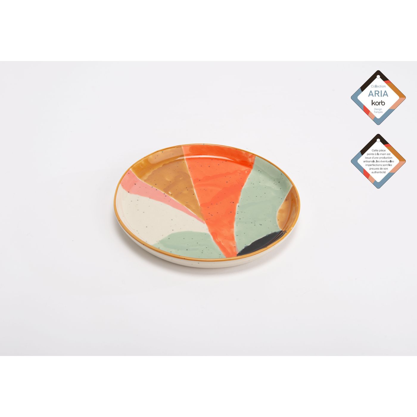 Assiette dessert 21 cm aria