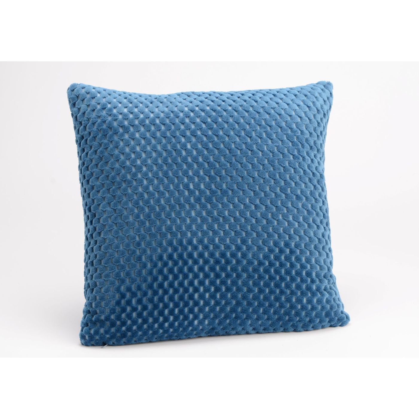 Coussin Damier bleu nuit