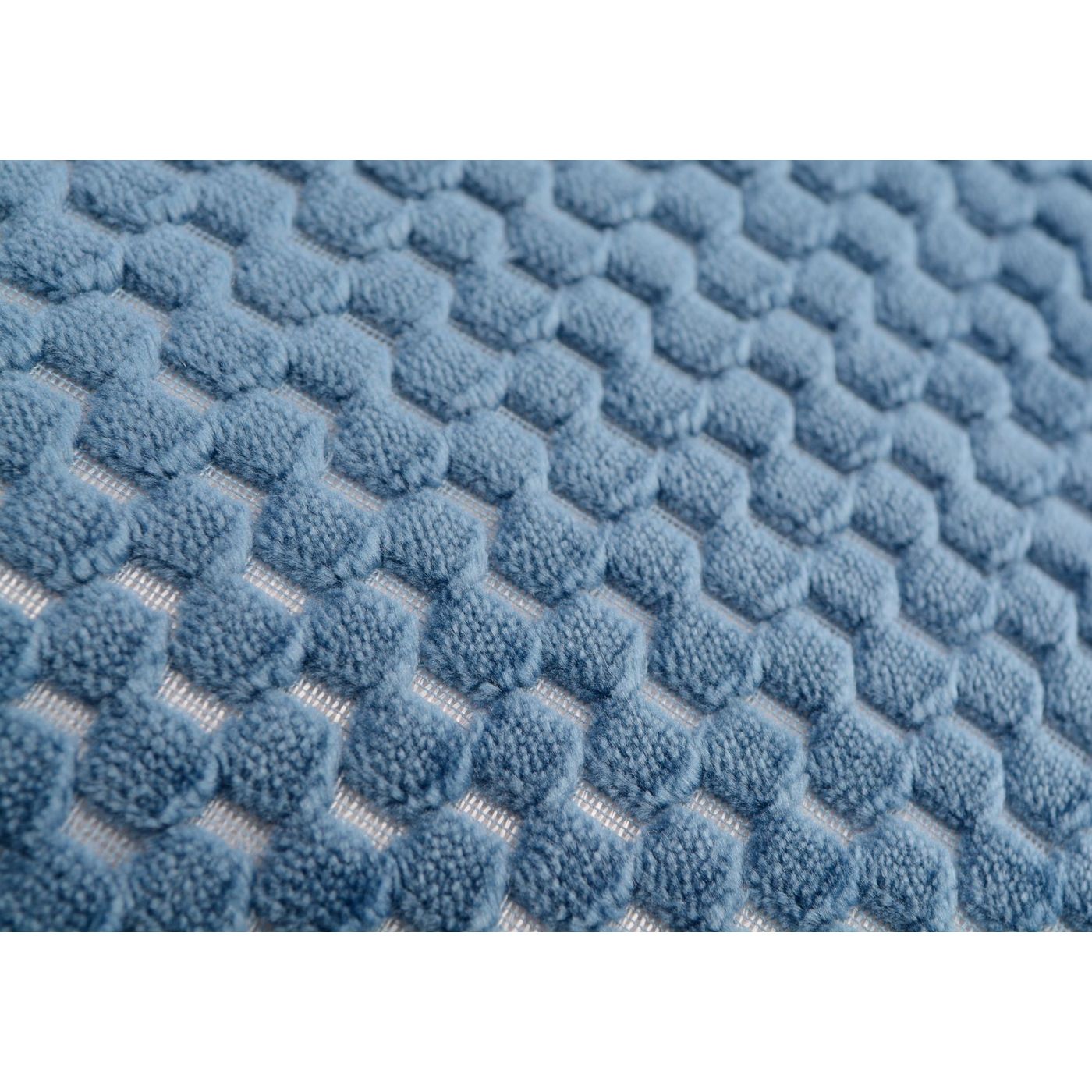 Coussin Damier bleu nuit