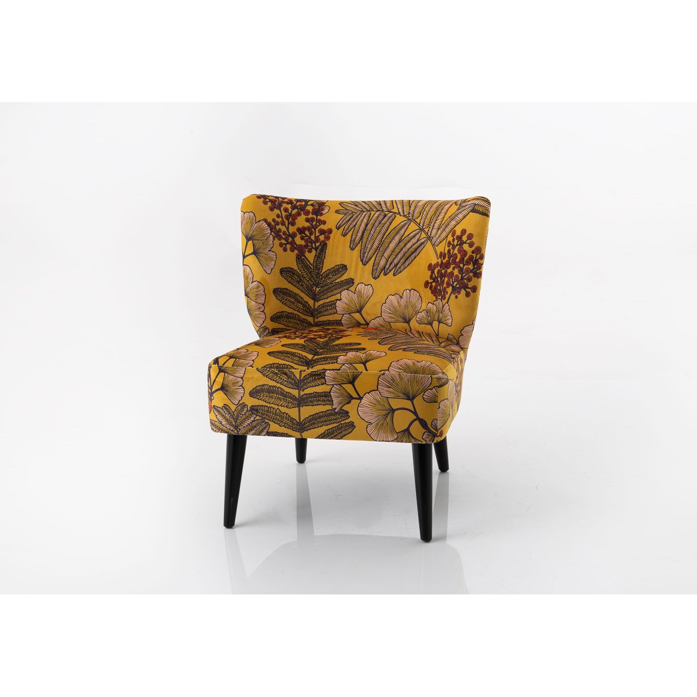 Fauteuil cocktail Victoria moutarde