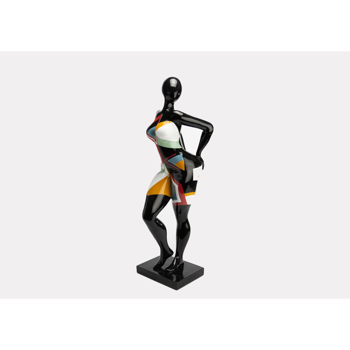 Statue femme Oops entend rien