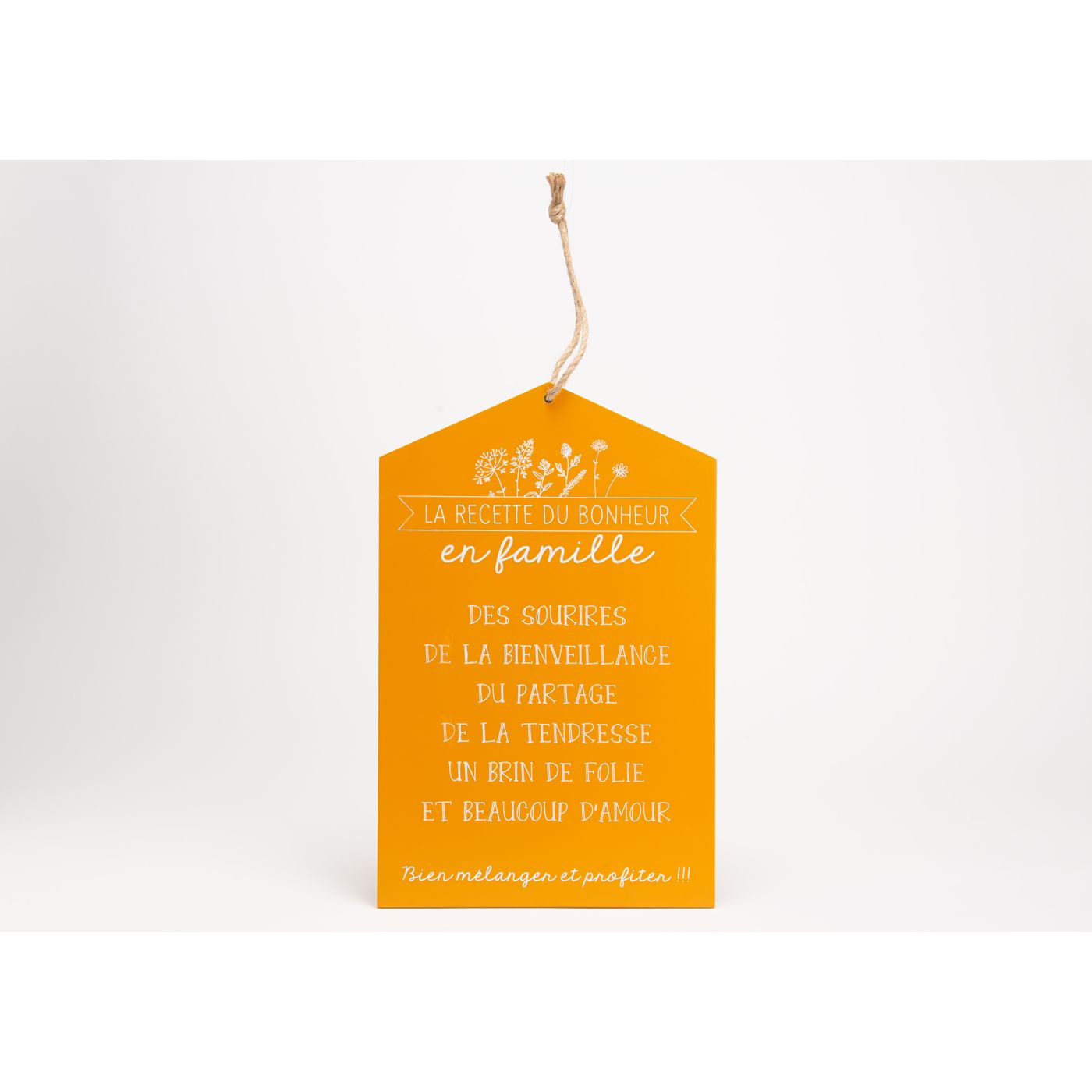 Plaque décorative "Bonheur en Famille"