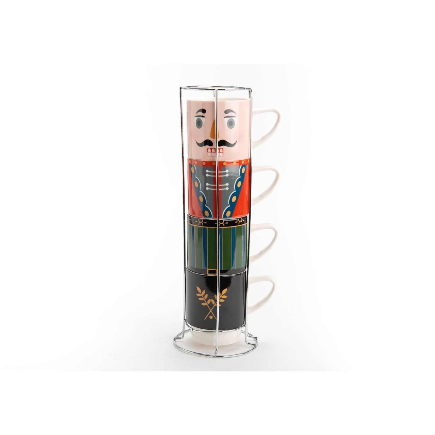 Tour 4 tasses déjeuner 40 cl CASSE-NOISETTE