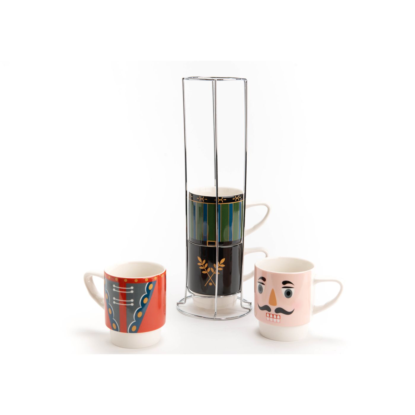 Tour 4 tasses déjeuner 40 cl CASSE-NOISETTE