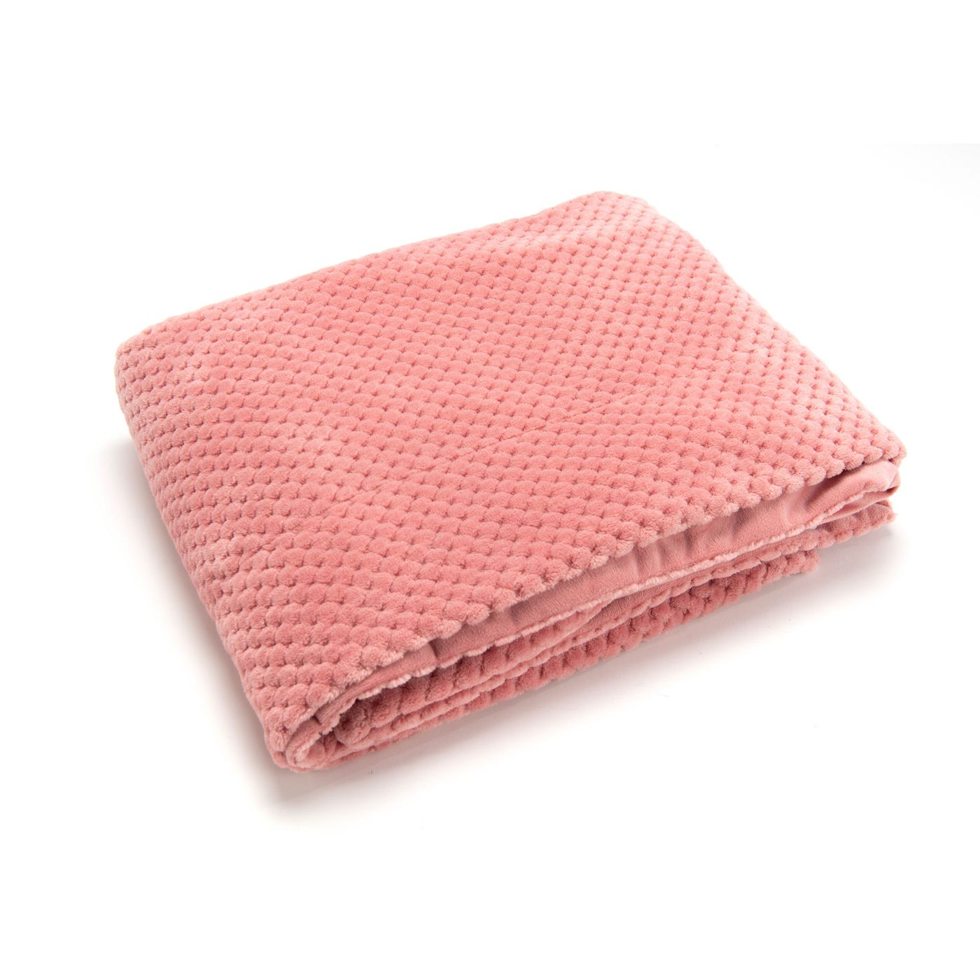 Plaid Damier rose 130 x 170cm