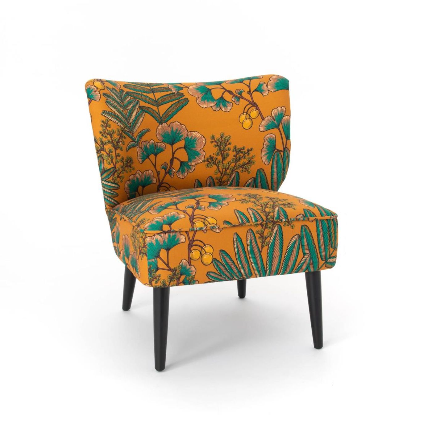 Fauteuil cocktail Victoria ocre