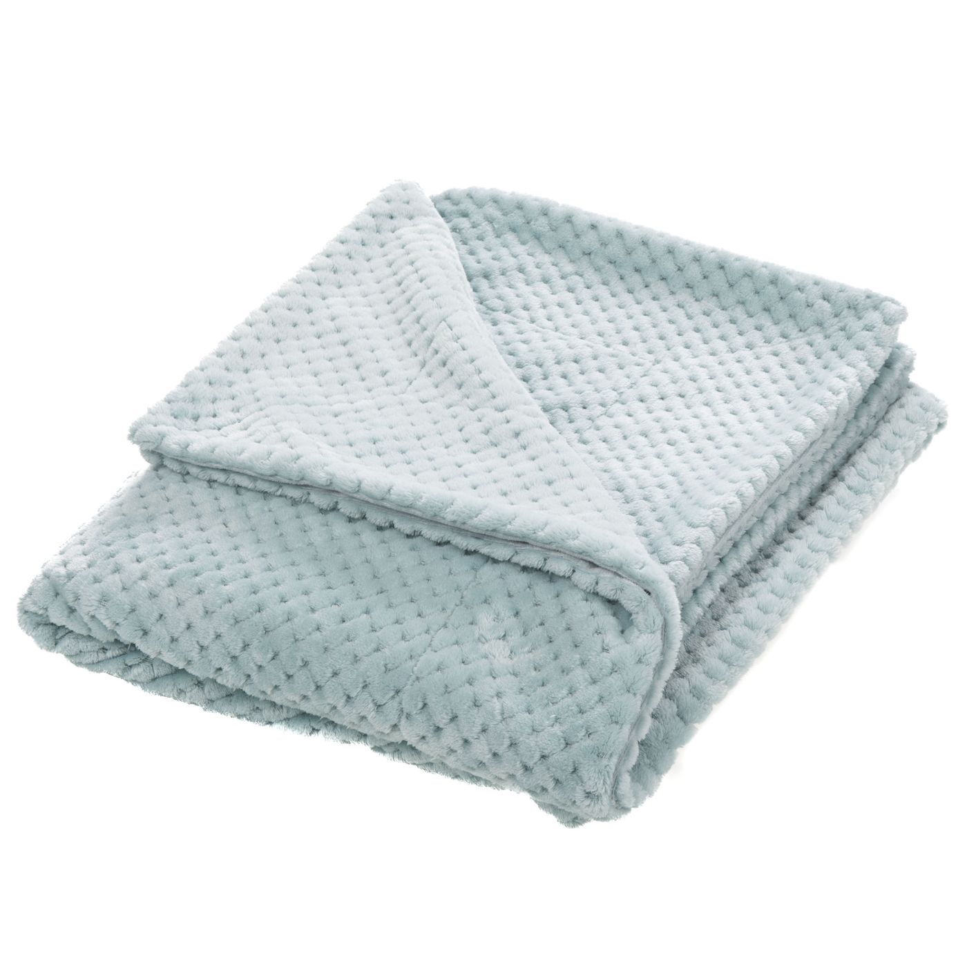 Plaid damier Marine- 130cm x 170cm