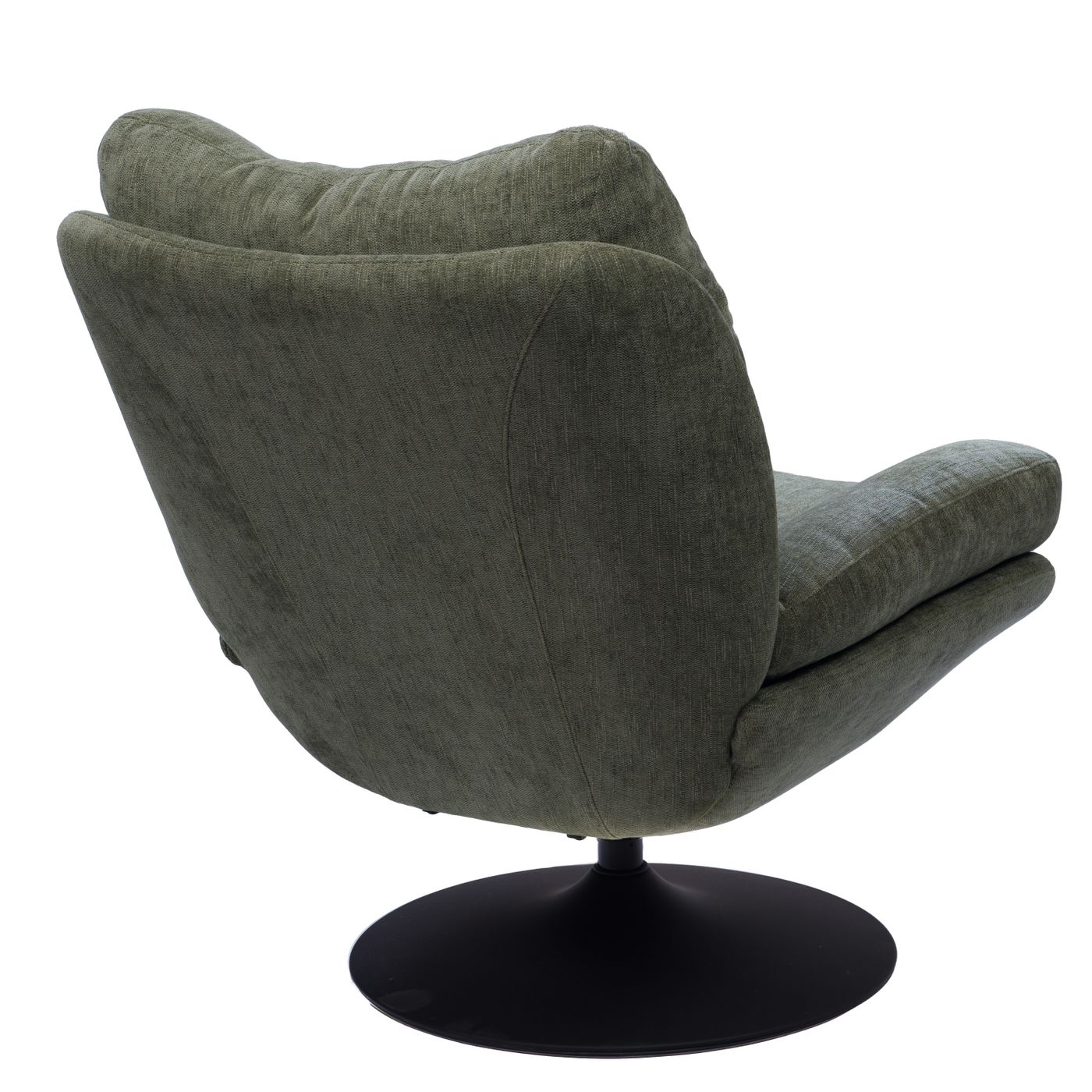 Fauteuil Magnum vert pied noir