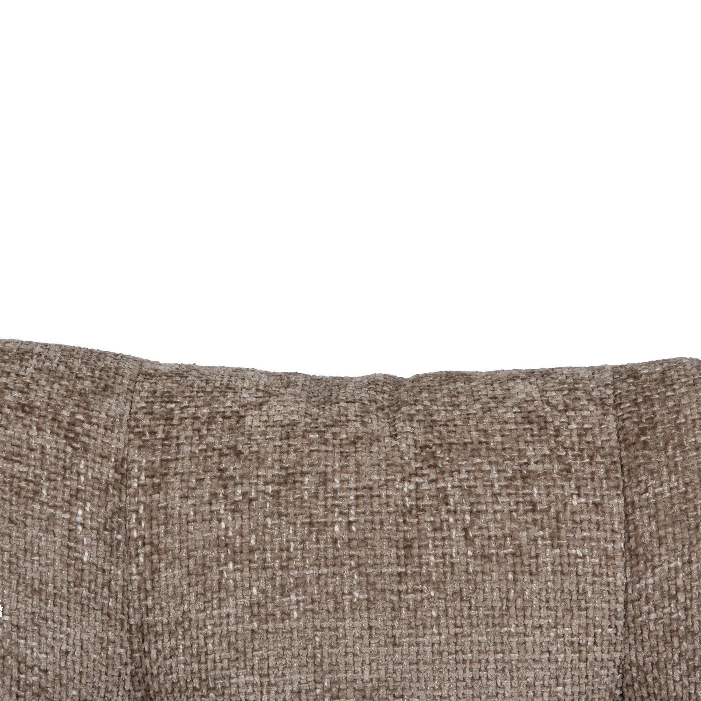 Fauteuil magnum – Taupe, pieds blancs