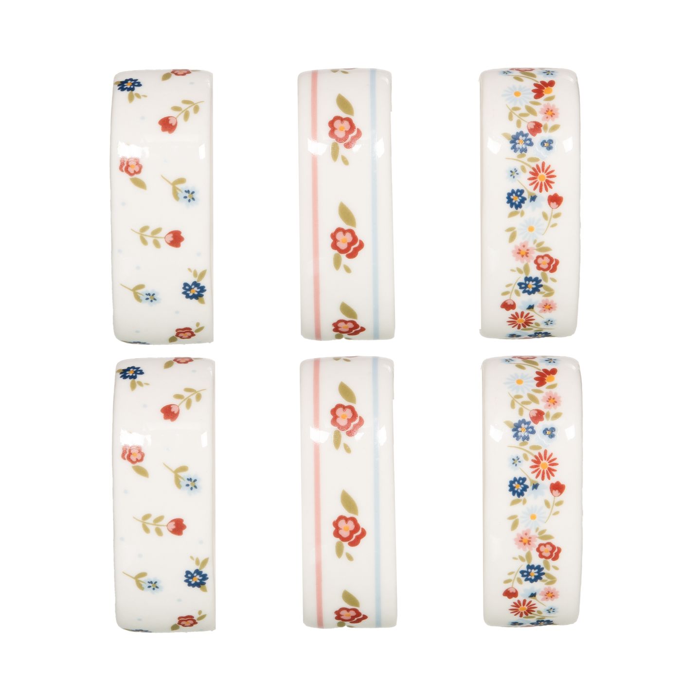 Coffret de 6 ronds de serviette Juliette