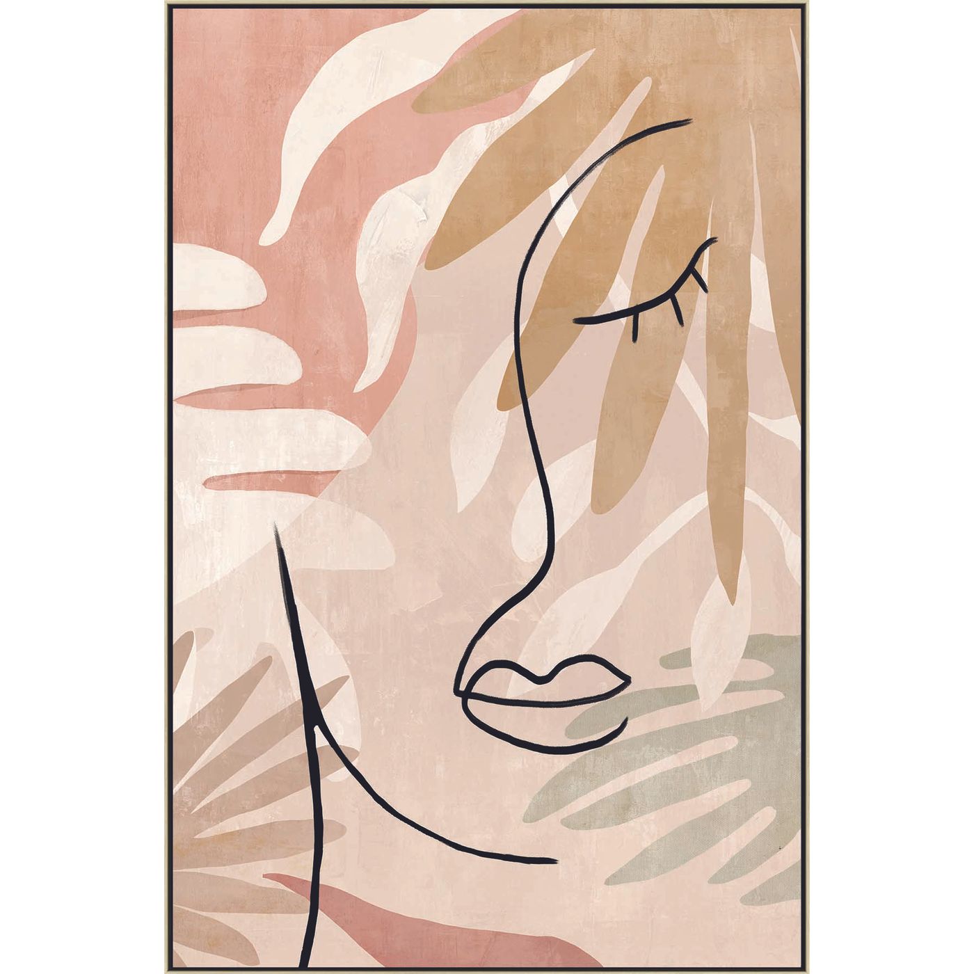 Toile encadrée visage 60 x 90 cm